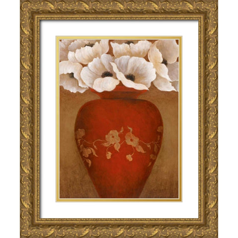 Grand Arrangement II Gold Ornate Wood Framed Art Print with Double Matting by Tava Studios