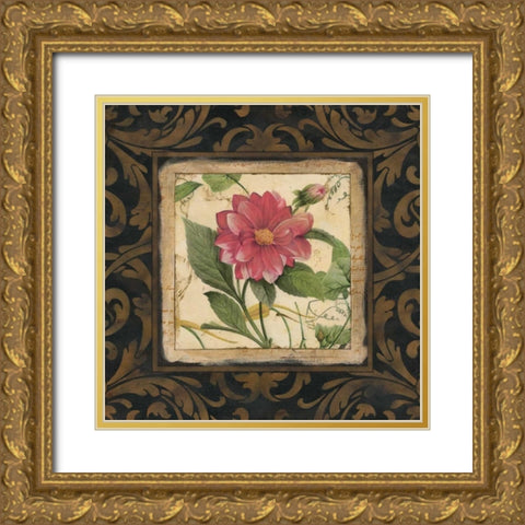 Tropical Botanique I Gold Ornate Wood Framed Art Print with Double Matting by Robinson, Carol