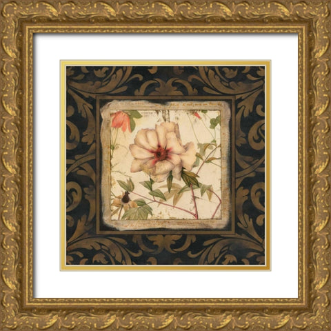 Tropical Botanique IV Gold Ornate Wood Framed Art Print with Double Matting by Robinson, Carol