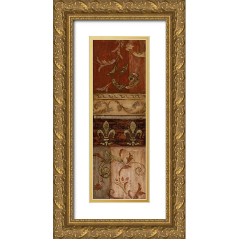 Weathered Door I Gold Ornate Wood Framed Art Print with Double Matting by Tava Studios