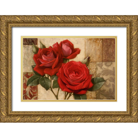 Summers Gift I Gold Ornate Wood Framed Art Print with Double Matting by Levashov, Igor