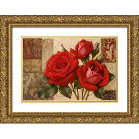 Summerss Gift II Gold Ornate Wood Framed Art Print with Double Matting by Levashov, Igor