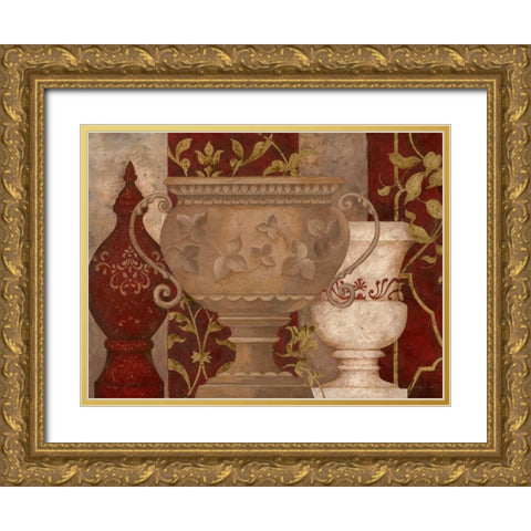 San Pietro - Detail I Gold Ornate Wood Framed Art Print with Double Matting by Carroll, Jane