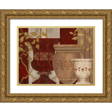 San Pietro - Detail II Gold Ornate Wood Framed Art Print with Double Matting by Carroll, Jane