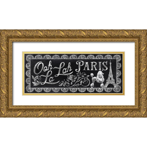 Ooh La Lah Gold Ornate Wood Framed Art Print with Double Matting by Knutsen, Conrad
