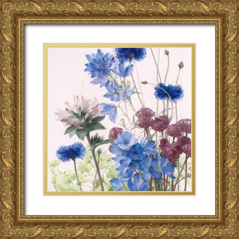 Mid Summer Gold Ornate Wood Framed Art Print with Double Matting by Daniels, Rogier
