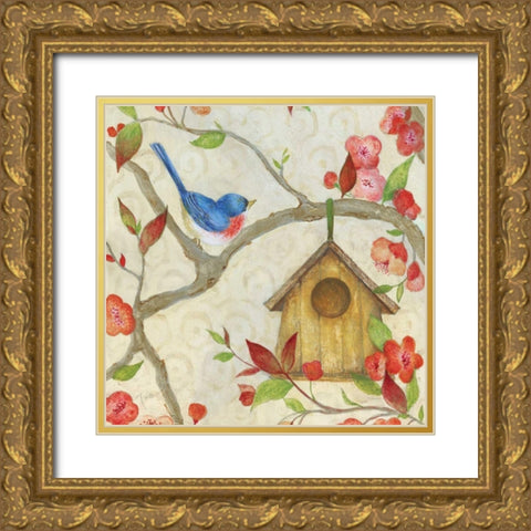 Neighborhood II Gold Ornate Wood Framed Art Print with Double Matting by Tava Studios