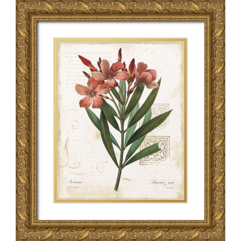 Laurier Rose Gold Ornate Wood Framed Art Print with Double Matting by Robinson, Carol