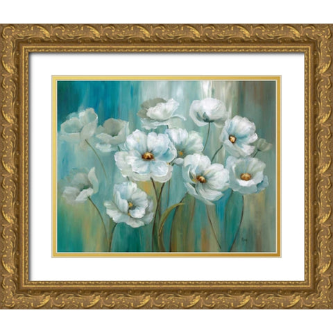 Amazing Morning Gold Ornate Wood Framed Art Print with Double Matting by Nan