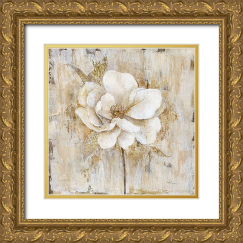Venetian Gold Gold Ornate Wood Framed Art Print with Double Matting by Tava Studios