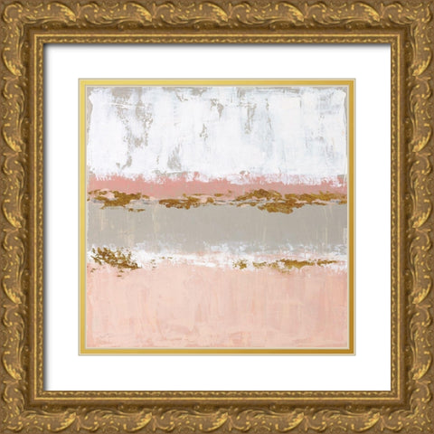 Sedona Sunrise Gold Ornate Wood Framed Art Print with Double Matting by Tava Studios