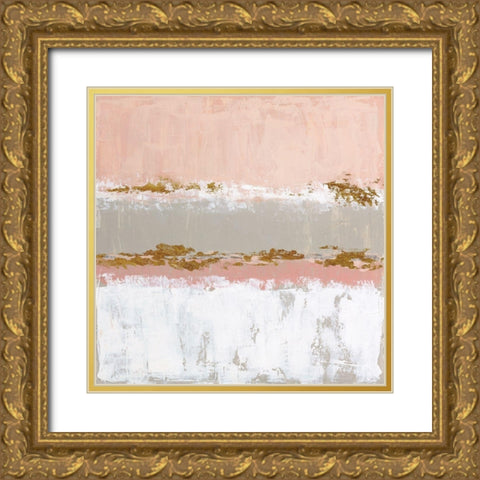 Sedona Sunset Gold Ornate Wood Framed Art Print with Double Matting by Tava Studios