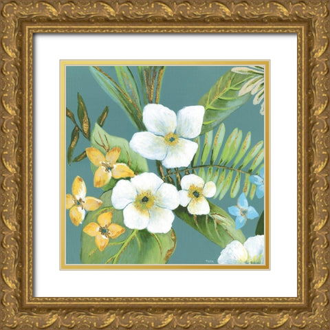 Rainforest I Gold Ornate Wood Framed Art Print with Double Matting by Tava Studios
