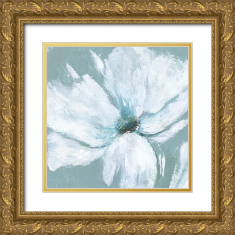 Summer Breeze Gold Ornate Wood Framed Art Print with Double Matting by Tava Studios
