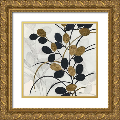 Silhouette Neutre II Gold Ornate Wood Framed Art Print with Double Matting by Tava Studios