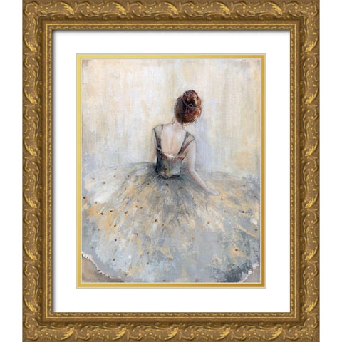 Beautiful Gold Ornate Wood Framed Art Print with Double Matting by Tava Studios