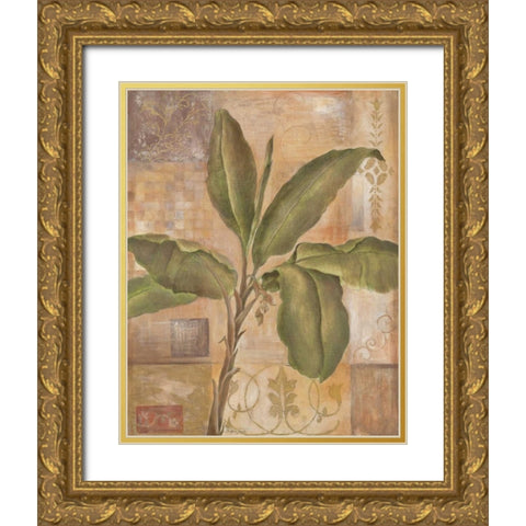 Tropical Spirit I Gold Ornate Wood Framed Art Print with Double Matting by Tava Studios