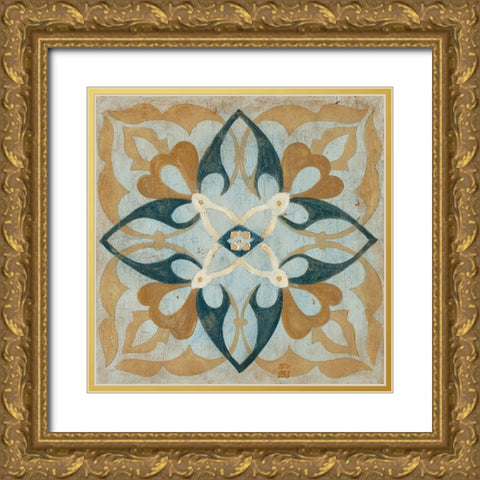 Villa Umbra III Gold Ornate Wood Framed Art Print with Double Matting by Tava Studios