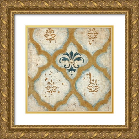 Villa Umbra IV Gold Ornate Wood Framed Art Print with Double Matting by Tava Studios