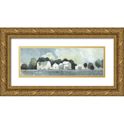 I Call It Home I Gold Ornate Wood Framed Art Print with Double Matting by Tava Studios