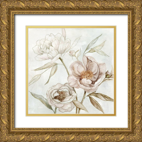 Washed Botanical I Gold Ornate Wood Framed Art Print with Double Matting by Robinson, Carol