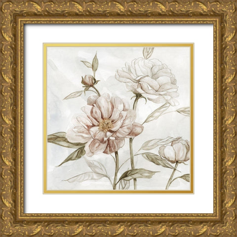 Washed Botanical II Gold Ornate Wood Framed Art Print with Double Matting by Robinson, Carol