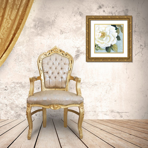 Scent of Summer Gold Ornate Wood Framed Art Print with Double Matting by Tava Studios