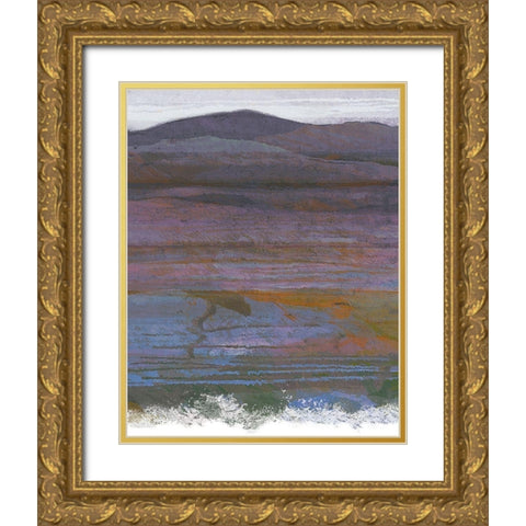 Majestic Mountains II Gold Ornate Wood Framed Art Print with Double Matting by Jill, Susan