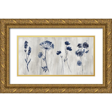 Indigo Row Gold Ornate Wood Framed Art Print with Double Matting by Knutsen, Conrad