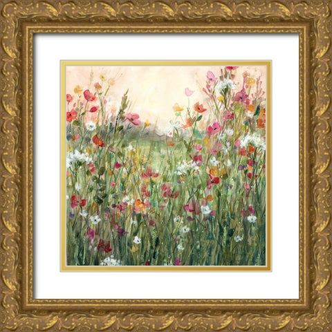 Spring in Full Bloom Gold Ornate Wood Framed Art Print with Double Matting by Robinson, Carol