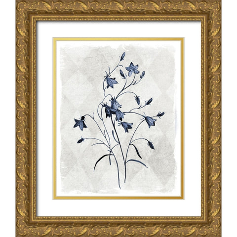 Harlequin Botanical II Gold Ornate Wood Framed Art Print with Double Matting by Robinson, Carol