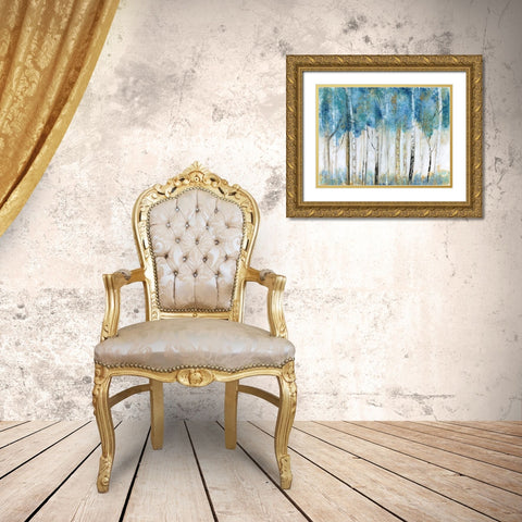 Magical Wood Gold Ornate Wood Framed Art Print with Double Matting by Tava Studios