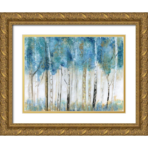 Magical Wood Gold Ornate Wood Framed Art Print with Double Matting by Tava Studios