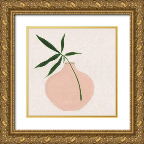 Simple Nature IV Gold Ornate Wood Framed Art Print with Double Matting by Tava Studios