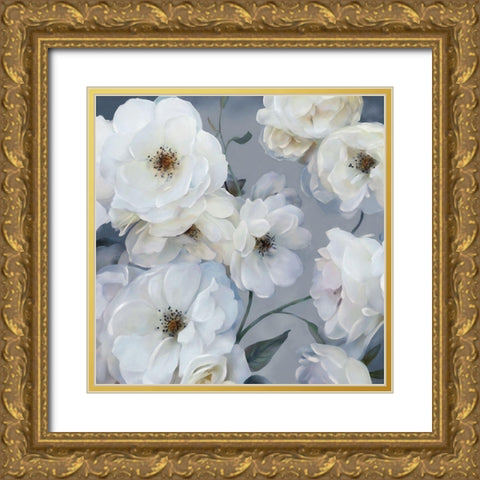 Timeless Climbing Gold Ornate Wood Framed Art Print with Double Matting by Robinson, Carol