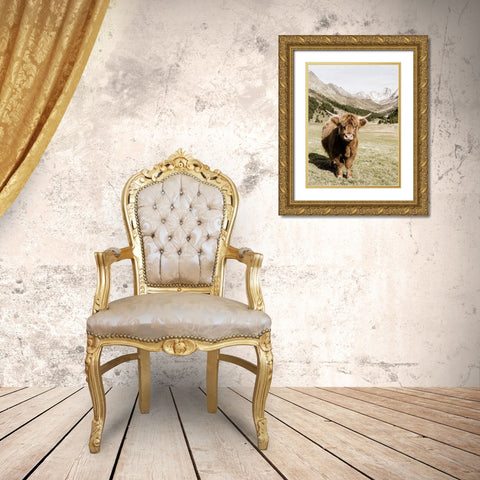 Oetztal Alps Gold Ornate Wood Framed Art Print with Double Matting by Delimont, Danita