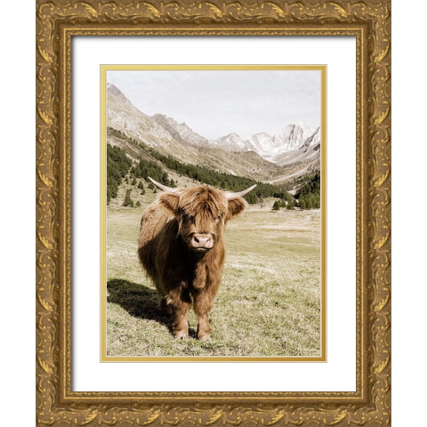 Oetztal Alps Gold Ornate Wood Framed Art Print with Double Matting by Delimont, Danita