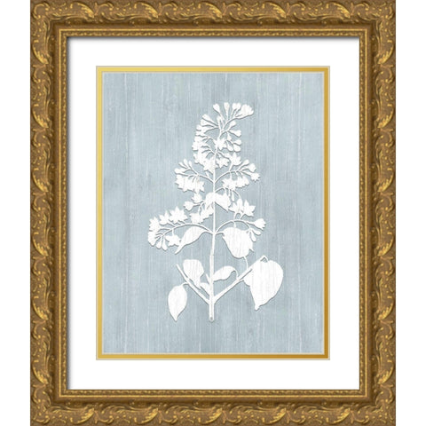 Botany Beauty IV Gold Ornate Wood Framed Art Print with Double Matting by CAD Designs