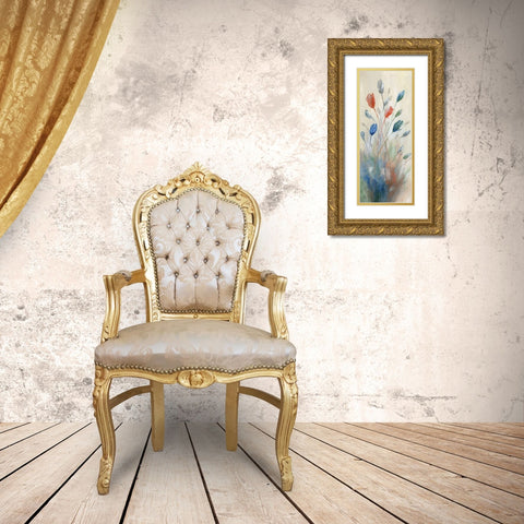 Afternoon Aire I Gold Ornate Wood Framed Art Print with Double Matting by Nan