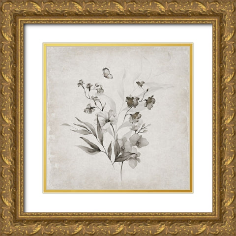 Vintage Arrangement II Gold Ornate Wood Framed Art Print with Double Matting by Jill, Susan