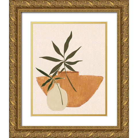 Santa Fe Still Life II Gold Ornate Wood Framed Art Print with Double Matting by Tava Studios