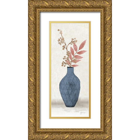 Blush Meadow Picks I Gold Ornate Wood Framed Art Print with Double Matting by Tava Studios