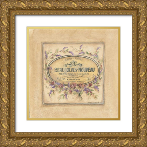 Beaujolais Nouveau Gold Ornate Wood Framed Art Print with Double Matting by McRostie, Kate