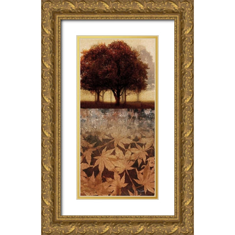 Minuet I Gold Ornate Wood Framed Art Print with Double Matting by Mallett, Keith