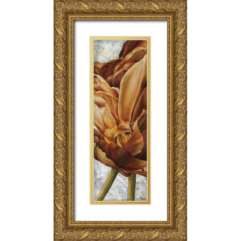 Single Appeal II Gold Ornate Wood Framed Art Print with Double Matting by Thompson, Linda