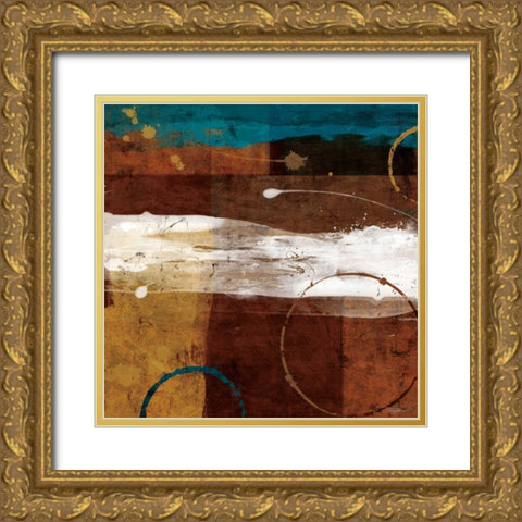 Veritas Gold Ornate Wood Framed Art Print with Double Matting by Mallett, Keith