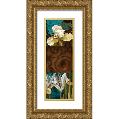 From My Garden I Gold Ornate Wood Framed Art Print with Double Matting by Thompson, Linda