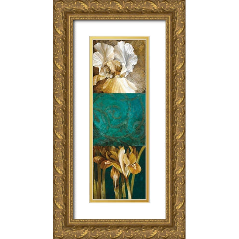 From My Garden II Gold Ornate Wood Framed Art Print with Double Matting by Thompson, Linda
