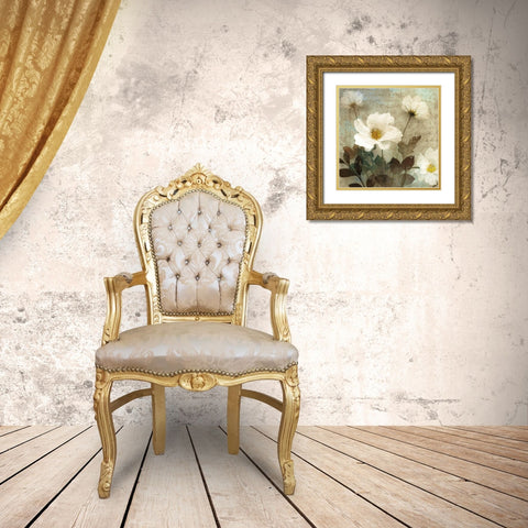 Anemone I Gold Ornate Wood Framed Art Print with Double Matting by Mallett, Keith