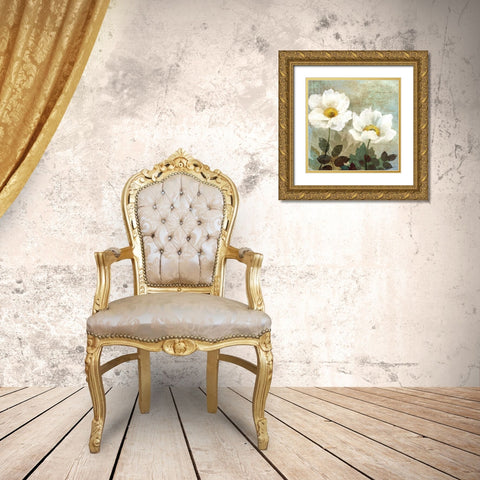 Anemone II Gold Ornate Wood Framed Art Print with Double Matting by Mallett, Keith